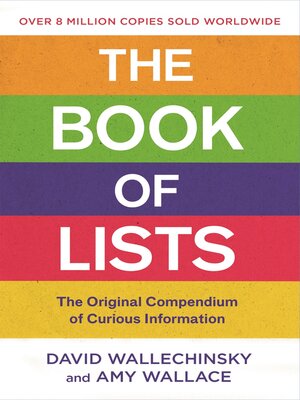 cover image of The Book of Lists